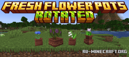 ������� Fresh Flower Pots: Rotated ��� Minecraft 1.21.11