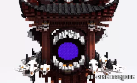 ������� Japanese design Nether Portal - Mangrove wood ��� Minecraft