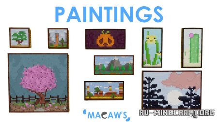 ������� Macaw�s Paintings ��� Minecraft 1.21.11