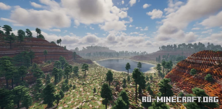 ������� Pine Mesa 1024 x 1024 Survival map ��� Minecraft