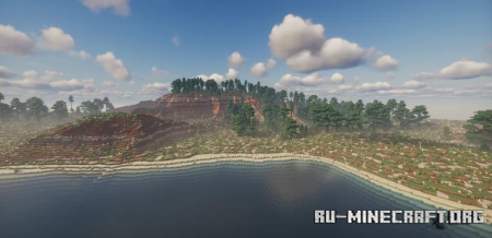 ������� Pine Mesa 1024 x 1024 Survival map ��� Minecraft