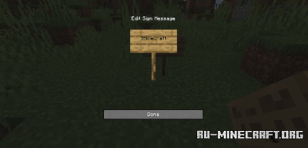 ������� Improved Signs ��� Minecraft 1.21.11