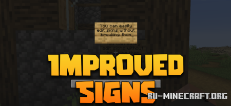 ������� Improved Signs ��� Minecraft 1.21.11