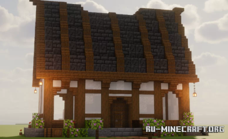 ������� A great medieval house by maksio74388 ��� Minecraft