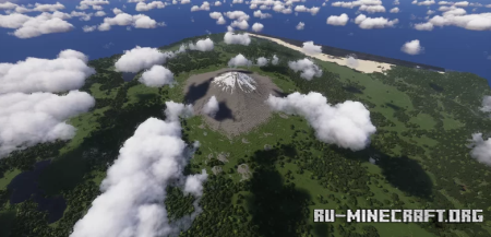 ������� scale Mount Fuji ��� Minecraft