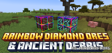 ������� Rainbow Diamond Ores & Ancient Debris ��� Minecraft 1.21.11