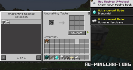 ������� Uncraft Everything ��� Minecraft 1.21.11