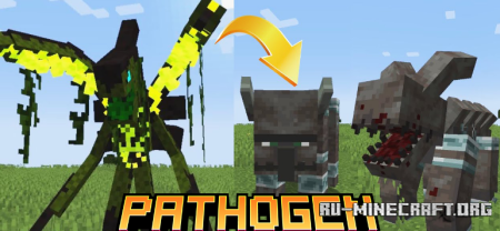 ������� Pathogen Monster Plague ��� Minecraft 1.21.1