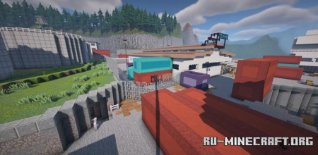 ������� de_port from CS:Source ��� Minecraft