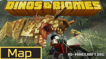 ������� Dinosaurs before they were extinct ��� Minecraft