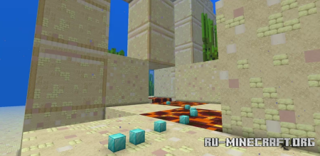 ������� Ocean Ruin (Warm), but 16x bigger ��� Minecraft