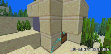 ������� Ocean Ruin (Warm), but 16x bigger ��� Minecraft