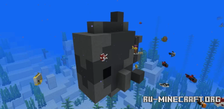 ������� Ocean Ruin (Warm), but 16x bigger ��� Minecraft
