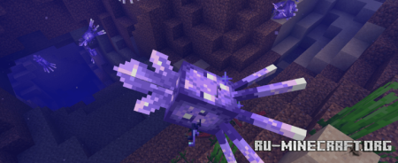 ������� Glowmethyst Squid ��� Minecraft 1.21.11