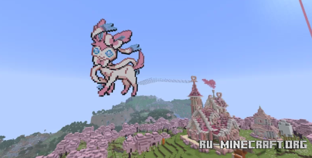 ������� Sylveon Map Art ��� Minecraft