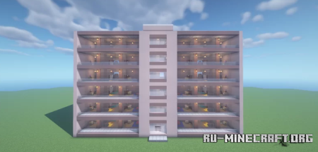 ������� Modern Apartment Building IV ��� Minecraft