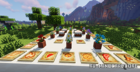 ������� Bouquet Flower Pots ��� Minecraft 1.21