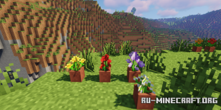 ������� Bouquet Flower Pots ��� Minecraft 1.21