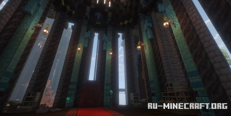 ������� castle with a portal ��� Minecraft