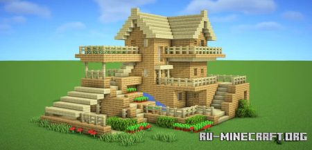 ������� Wooden Survival House by WiederDude ��� Minecraft