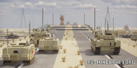 ������� Gulf War 1991 - Diorama ��� Minecraft