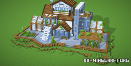 ������� Large Country House by WiederDude ��� Minecraft