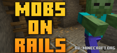 ������� Mobs On Rails ��� Minecraft 26.1