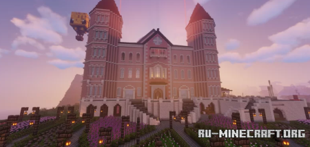 ������� Pink Victorian Style Mansion ��� Minecraft