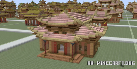 ������� 800 Japanese House Pack ��� Minecraft
