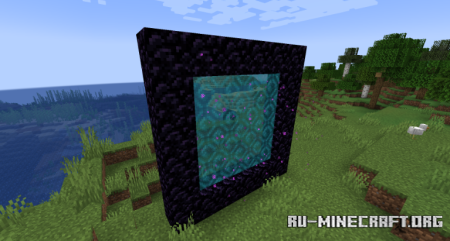 ������� Skyblue Nether Portal ��� Minecraft 1.21.11