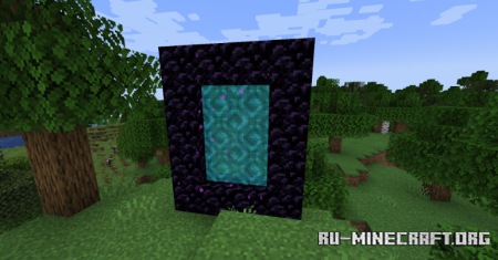������� Skyblue Nether Portal ��� Minecraft 1.21.11