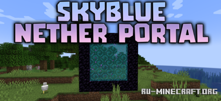 ������� Skyblue Nether Portal ��� Minecraft 1.21.11