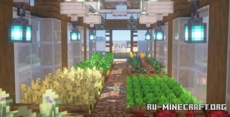 ������� Flower and Farm Greenhouse ��� Minecraft