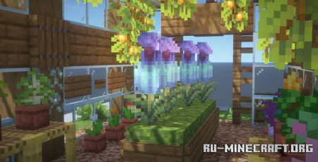 ������� Flower and Farm Greenhouse ��� Minecraft