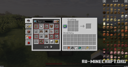 ������� Fast Recipe Search ��� Minecraft 1.21.1