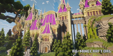 ������� Fantasy Castle - Survival Spawn by TryzzMC ��� Minecraft