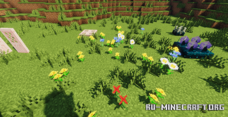 ������� Flower Clusters ��� Minecraft 26.1