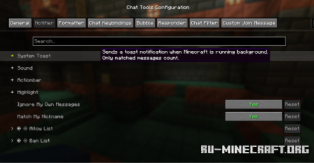 ������� Chat Tools ��� Minecraft 26.1.1