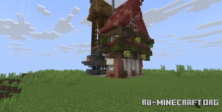 ������� Spruce-mangrove compact smal house ��� Minecraft