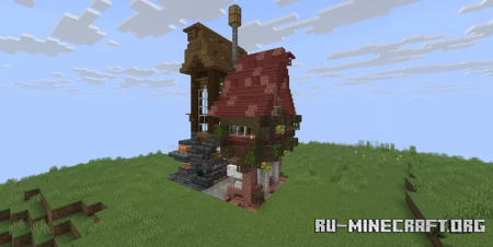 ������� Spruce-mangrove compact smal house ��� Minecraft