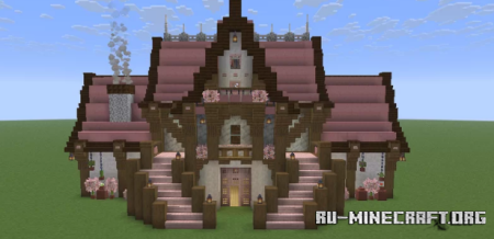 ������� channel fantasy cherry blossom house ��� Minecraft