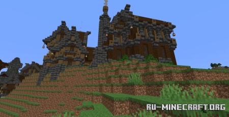 ������� Cliff Side House by AgentOrange_83 ��� Minecraft