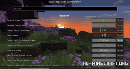 ������� Super Resolution ��� Minecraft 1.21.11