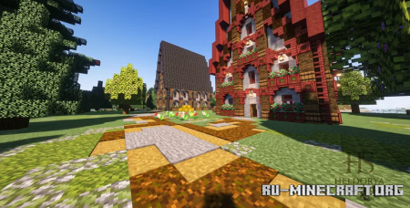 ������� Medieval Houses Island - With Interiors ��� Minecraft