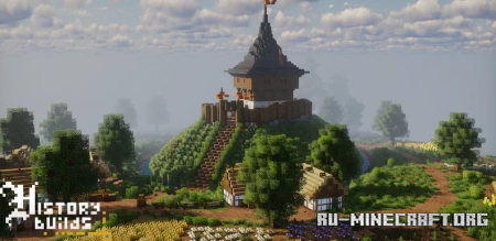 ������� Small Historical Realistic Motte and Bailey Castle ��� Minecraft