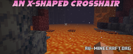 ������� An X-Shaped Crosshair ��� Minecraft 26.1