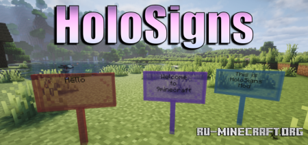 ������� HoloSigns ��� Minecraft 26.1.2