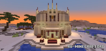 ������� Fantasy Sandstone House ��� Minecraft