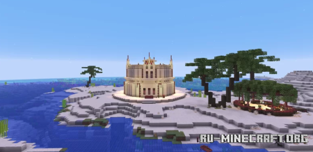 ������� Fantasy Sandstone House ��� Minecraft
