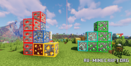 ������� Glowing Animated Ores ��� Minecraft 26.1